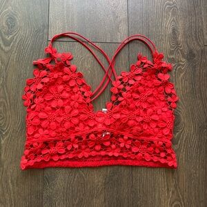 NWOT Free People Lace Bralette